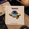 Saturn Dreams Enamel Pin by Moodsy