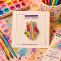 Scribble Soul Enamel Pin by Moodsy