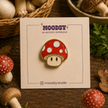 Shroom Enamel Pin by Moodsy