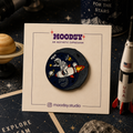 Space Traveller Enamel Pin by Moodsy