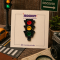 Traffic Light Enamel Pin by Moodsy
