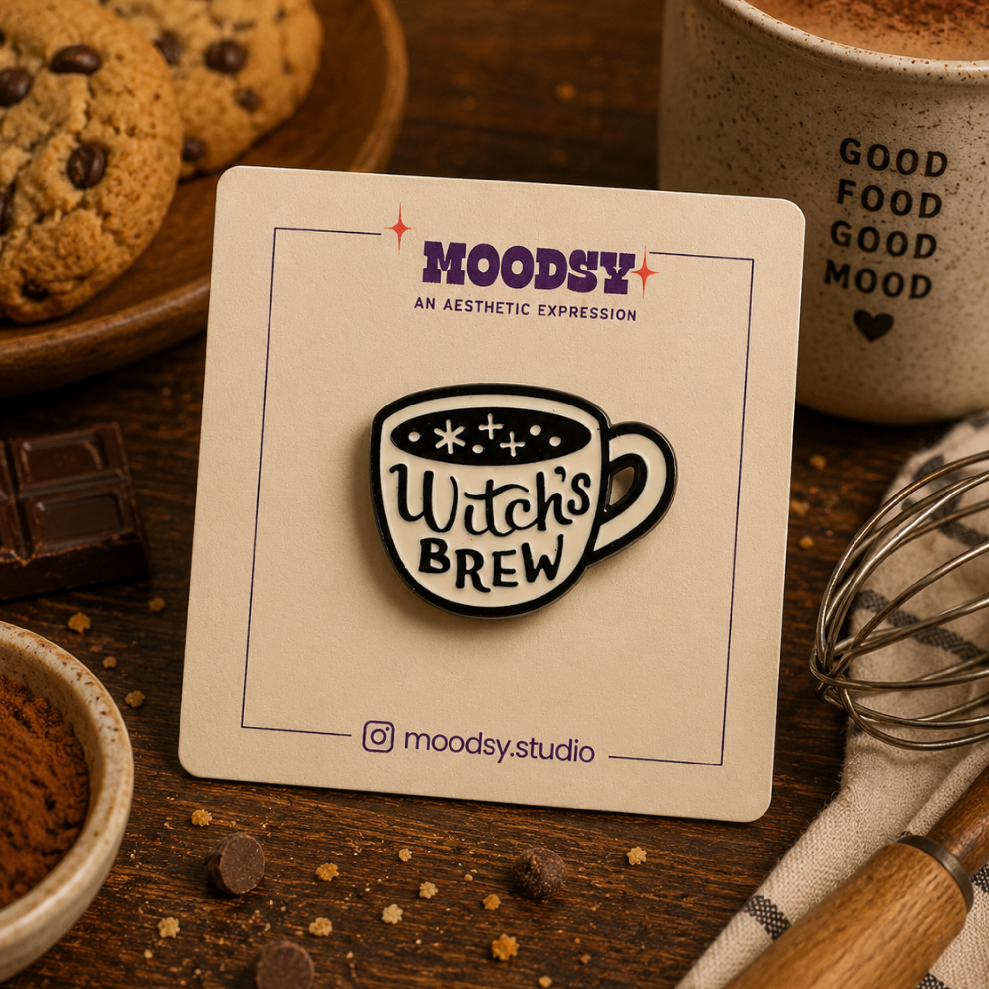 Witch's Brew Enamel Pin by Moodsy