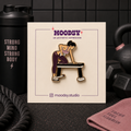 Daily Workout Enamel Pin by Moodsy