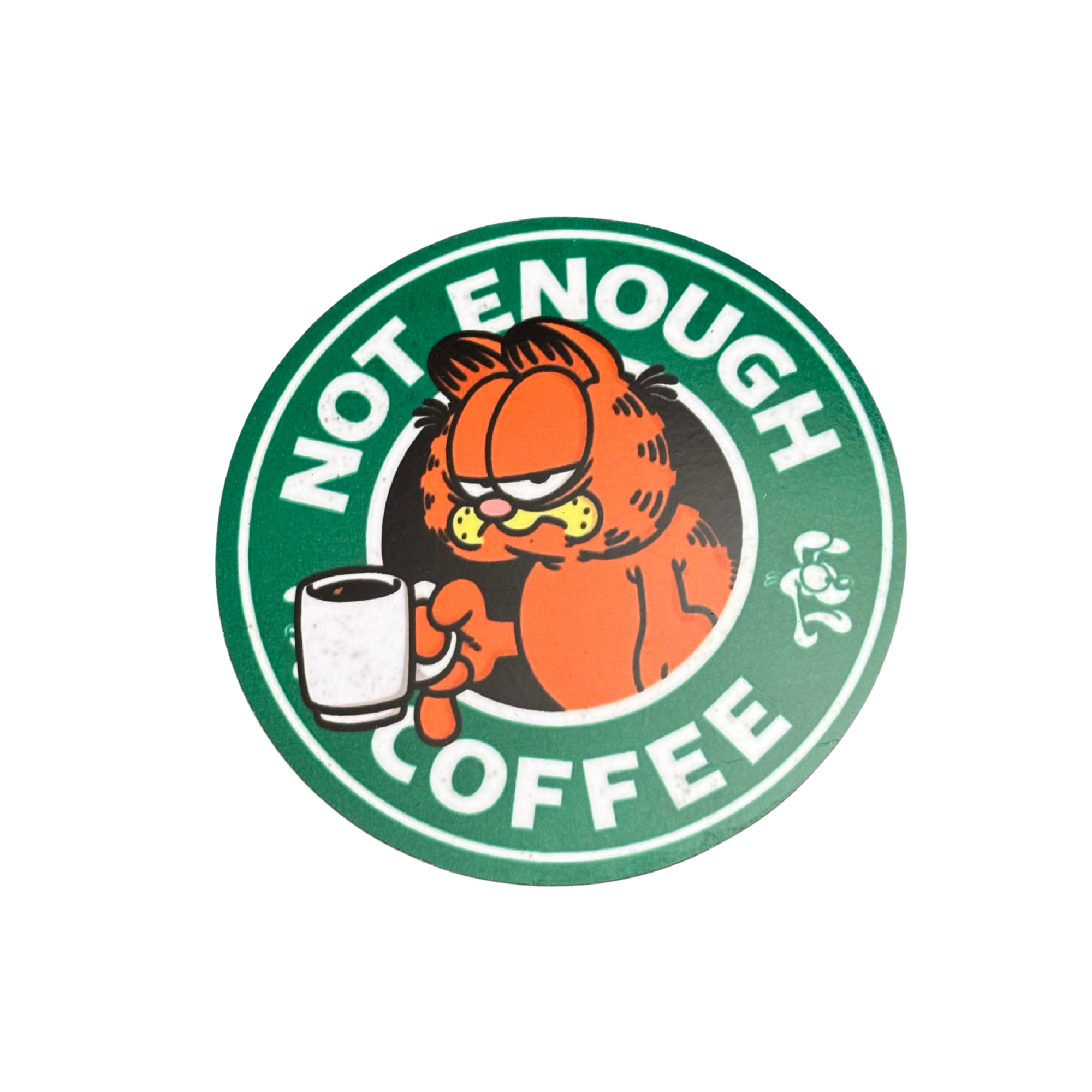 Not Enough Coffee fridge magnet by Moodsy