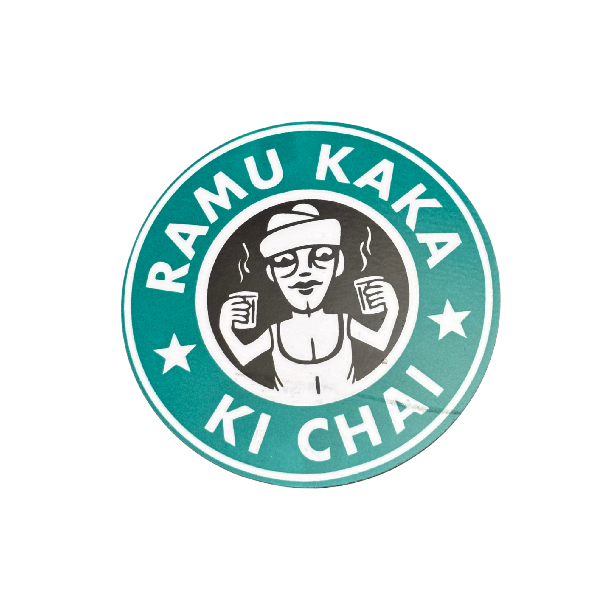 Ramu Kaka fridge magnet by Moodsy