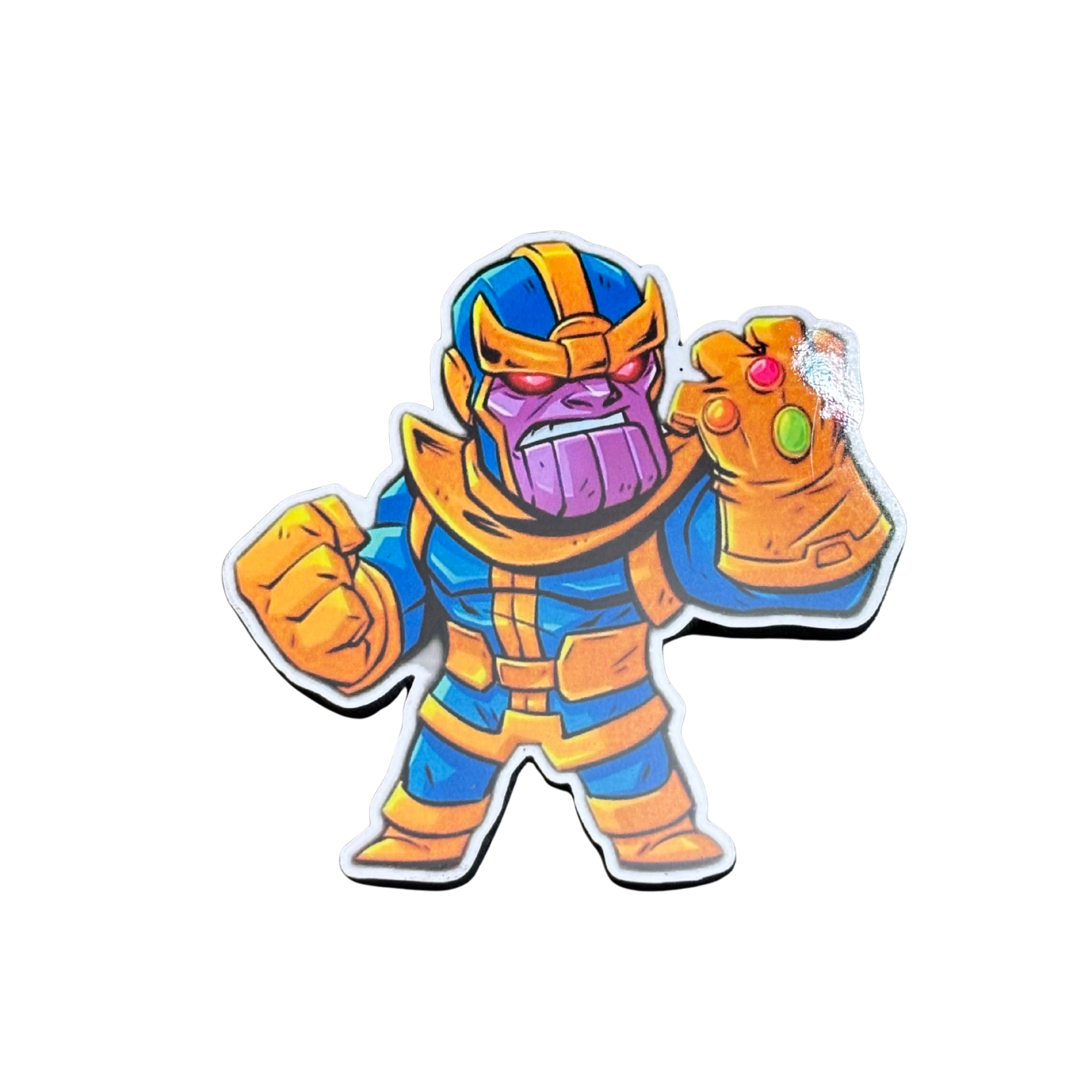 Thanos fridge magnet by Moodsy